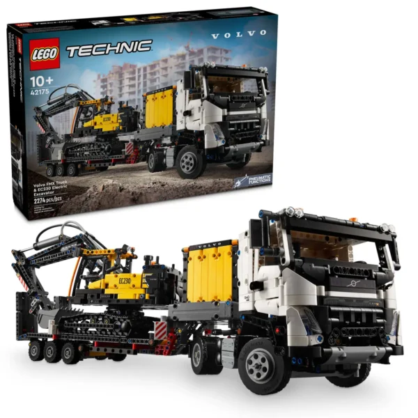 Lego Volvo FMX Truck & EC230 Electric Excavator