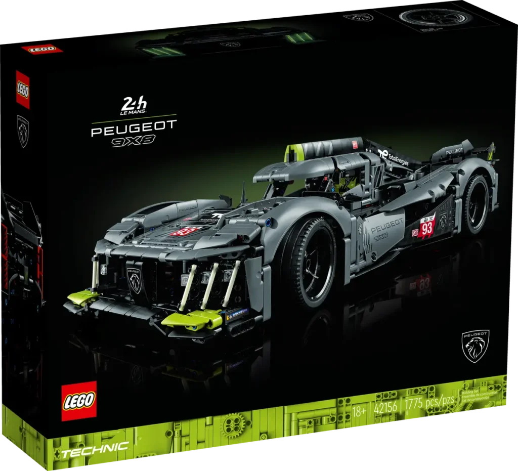 Lego Technic 42156 PEUGEOT 9X8 24H Le Mans Hybrid Hypercar