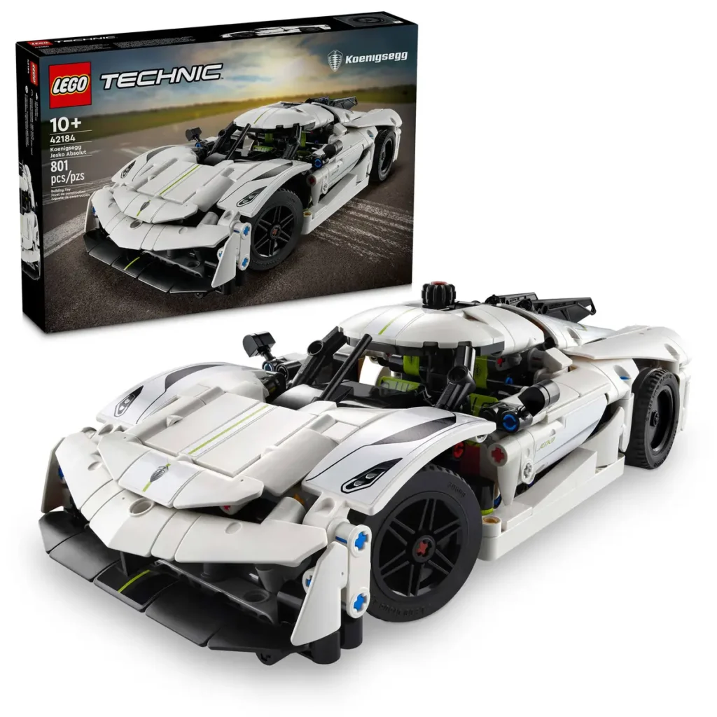 Lego Technic 42184 Koenigsegg Jesko Absolut White Hypercar