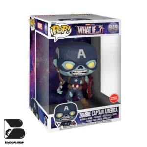 Funko Pop What If 949 Zombie Captain America Super Size 25mm
