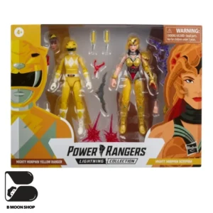 Power Rangers Lightning Collection Mighty Morphin Yellow Ranger Vs. Scorpina 2-Pack 6-Inch Action Figure Toys