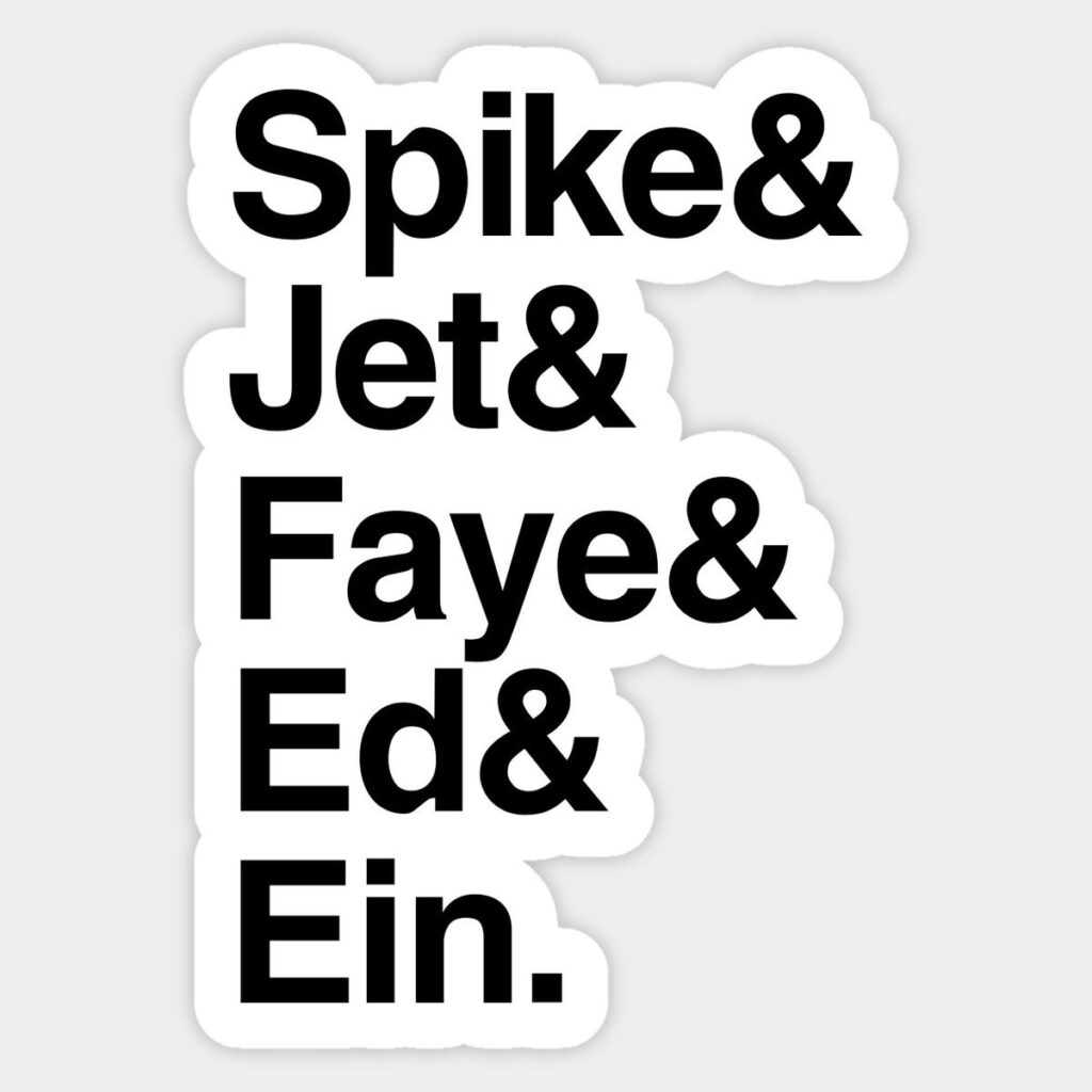 استیکر انیمه Cowboybebop کد ۱۹