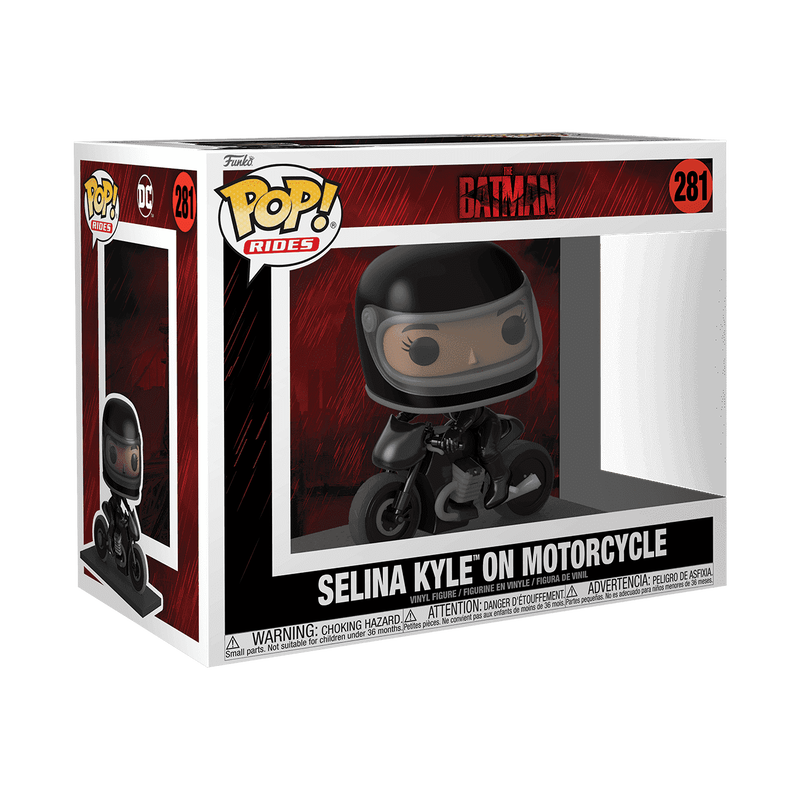 Funko The Batman 281 Selina Kyle On Motorcycle