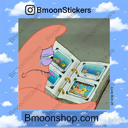 استیکر باب اسفنجی کد Bob-26