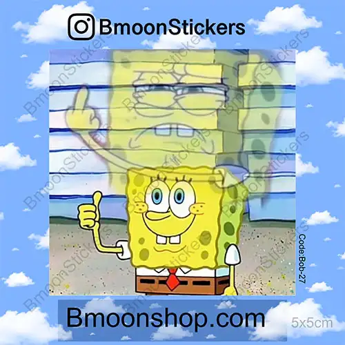 استیکر باب اسفنجی کد Bob-27